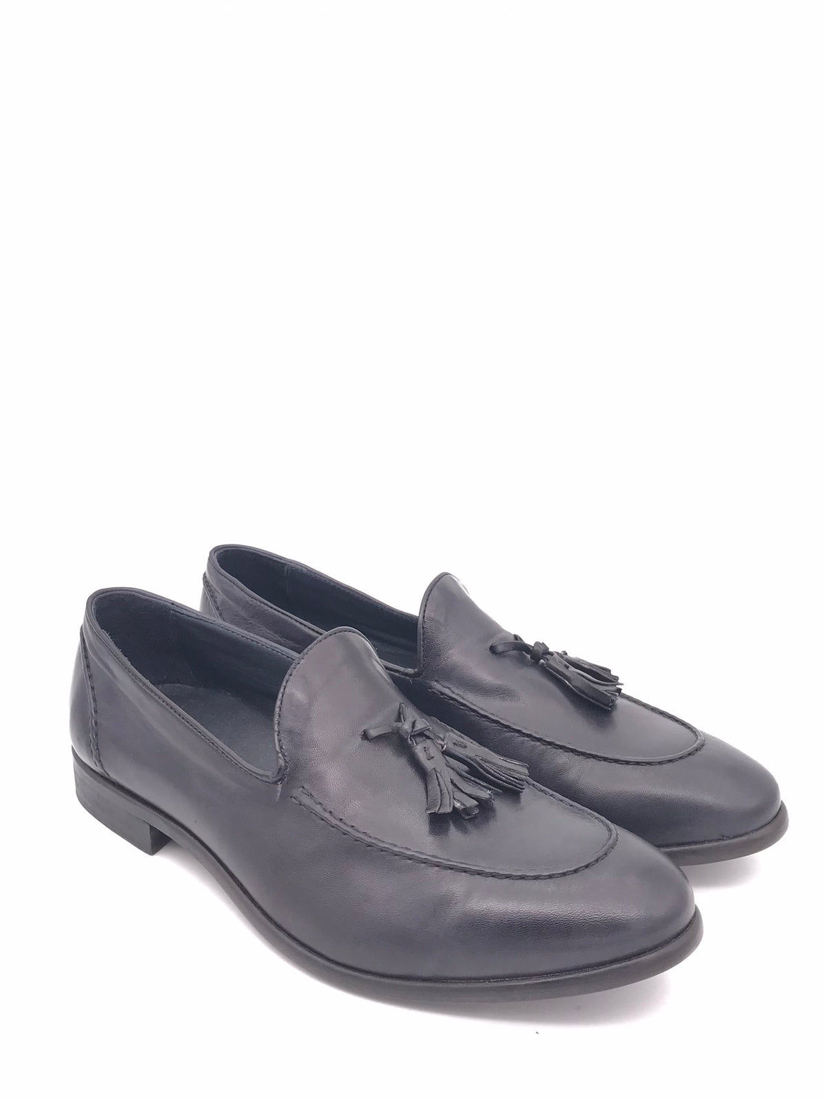 Mocassino Douglas in pelle nera con nappine DOUGLAS/N NERO ZULIAN 