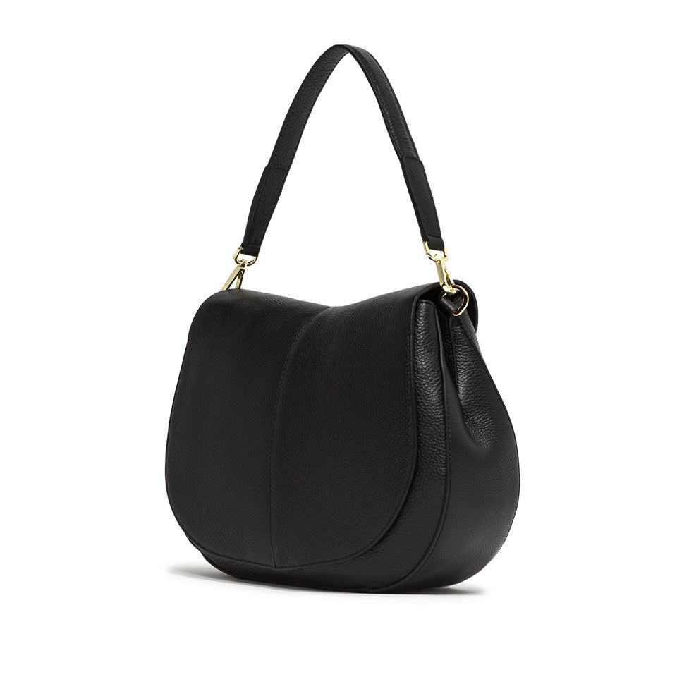 Borsa Helena round large nera BS6037 NERO GIANNI CHIARINI 