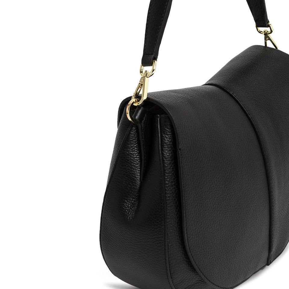Borsa Helena round large nera BS6037 NERO GIANNI CHIARINI 