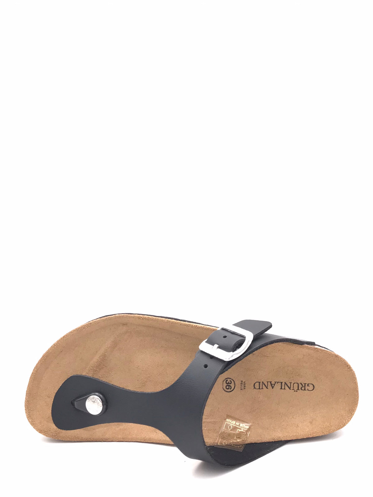 Ciabatta infradito Sara nera CC4015 NERO GRUNLAND 