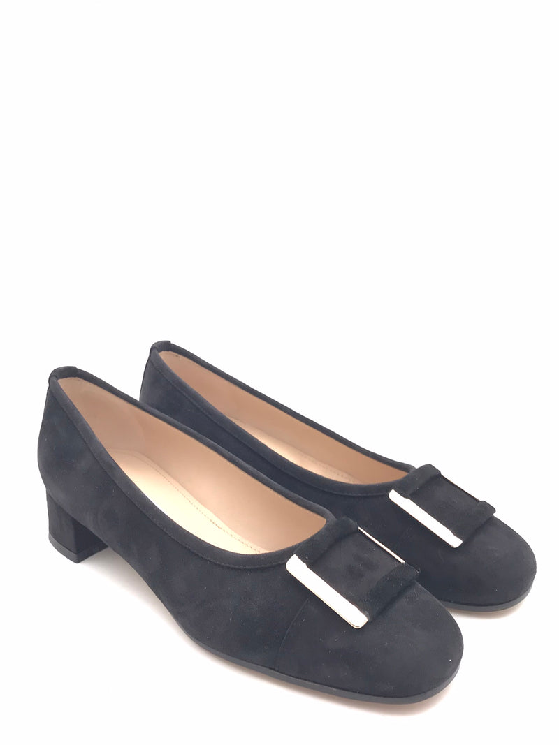 Decolletè Nadia in camoscio nero 971 NERO ZULIAN 