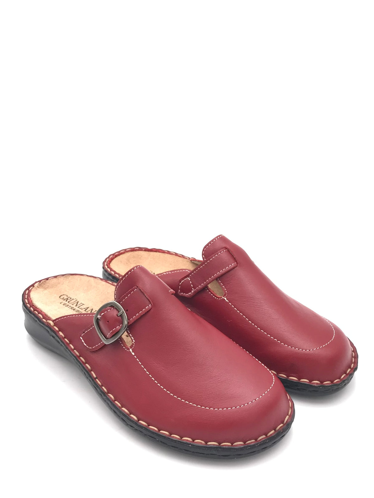 Ciabatta Dami in pelle rubino CE0261 RUBINO GRUNLAND 