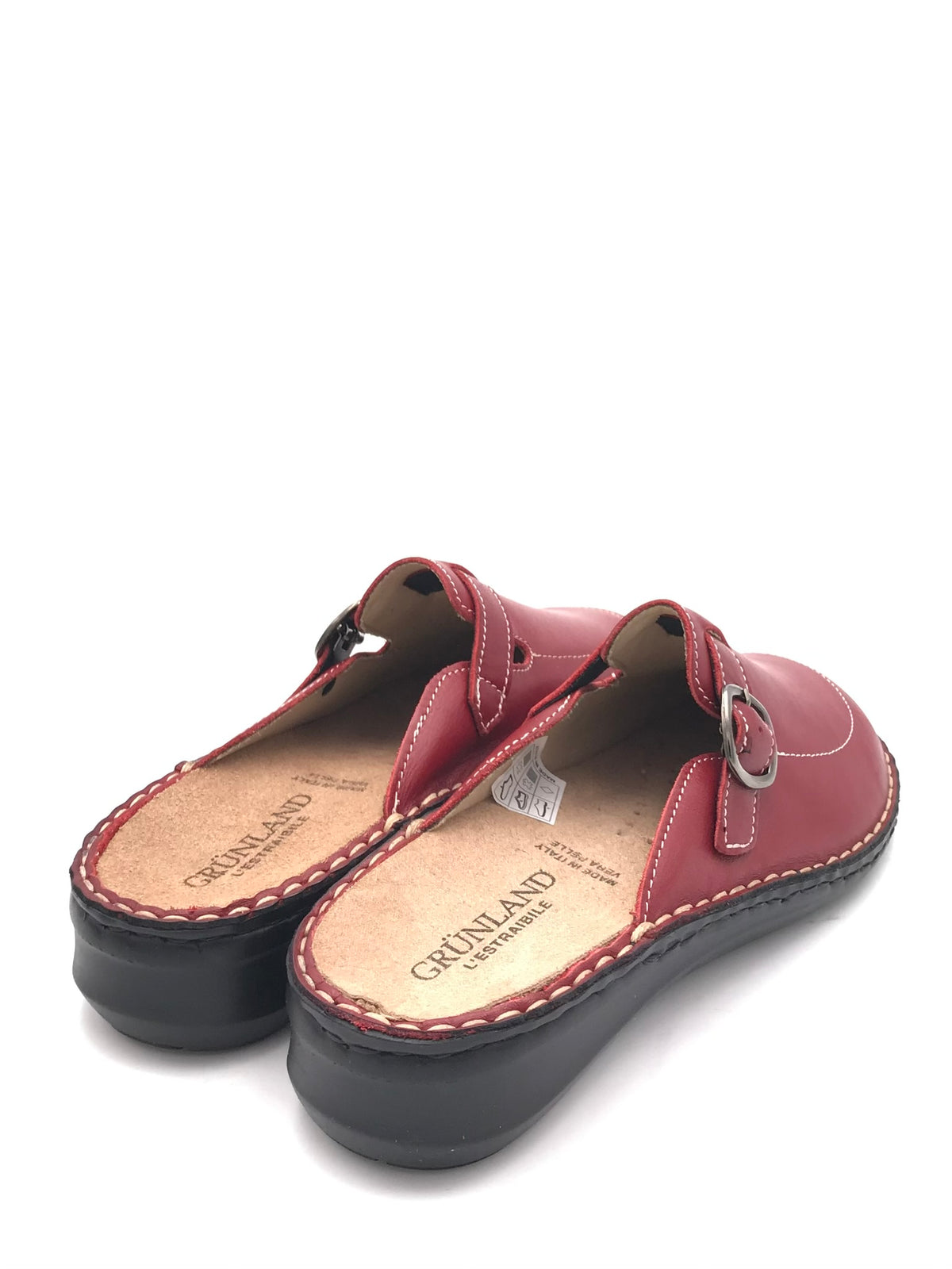 Ciabatta Dami in pelle rubino CE0261 RUBINO GRUNLAND 