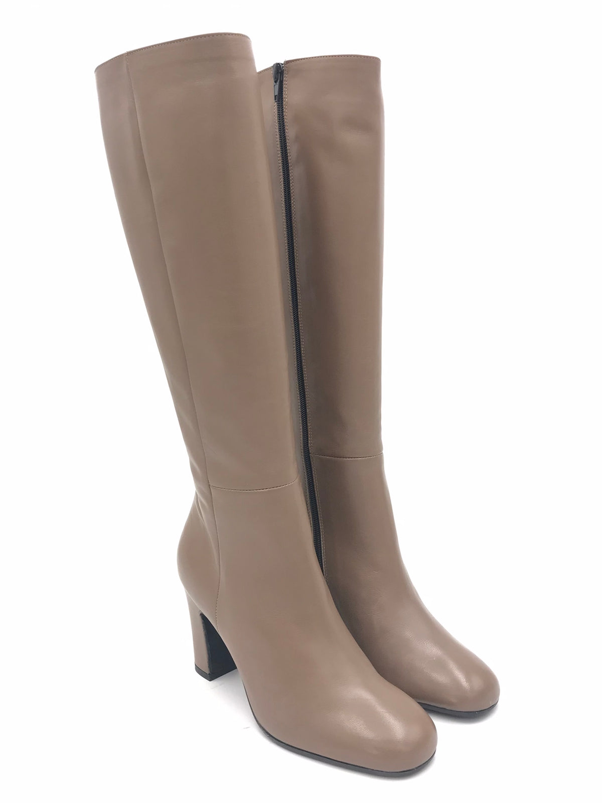Stivale in pelle color fango 3381 FANGO ZULIAN 
