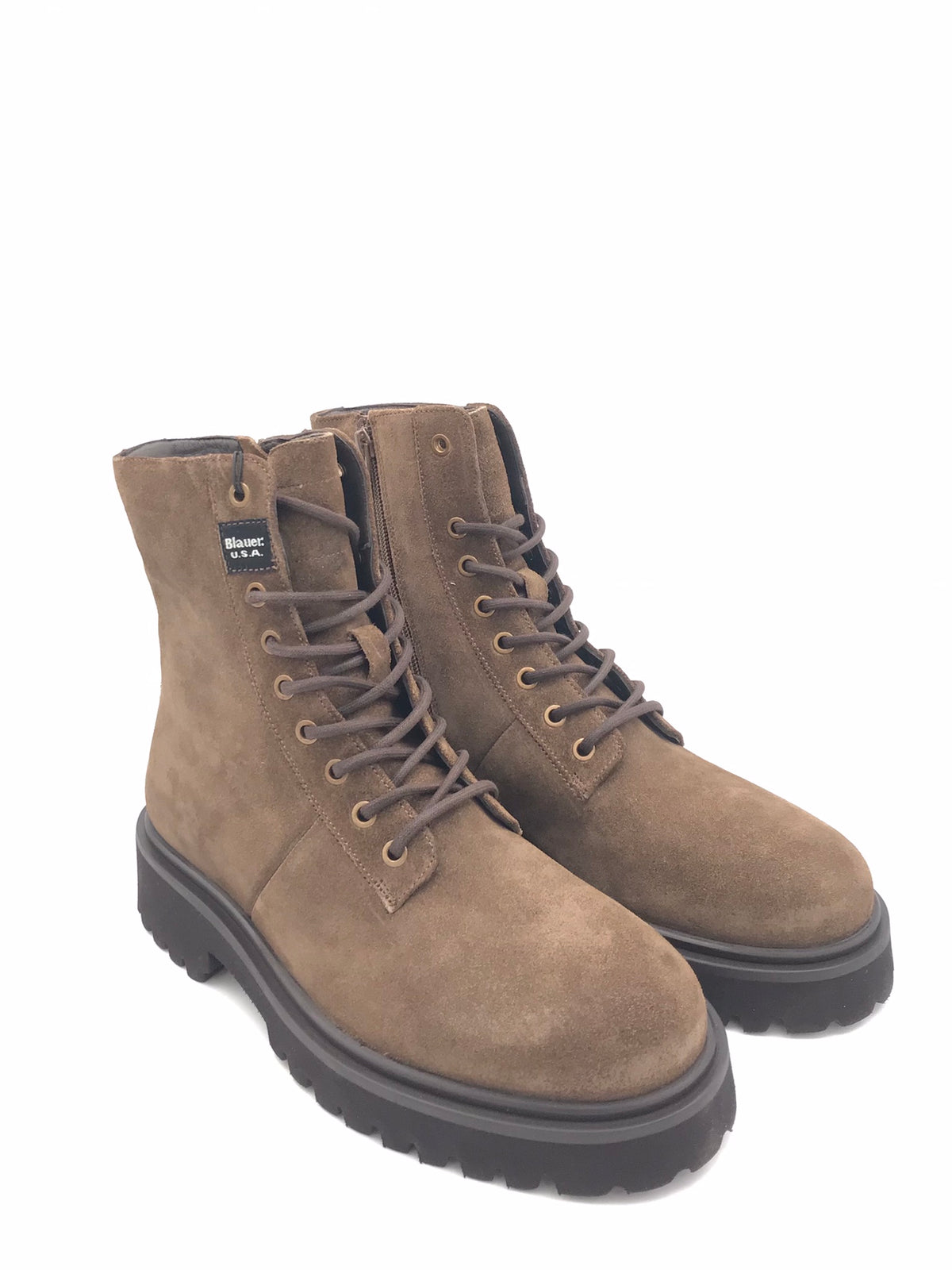 Anfibio in crosta taupe<BR/> BUXTON 04 MARRONE BLAUER 