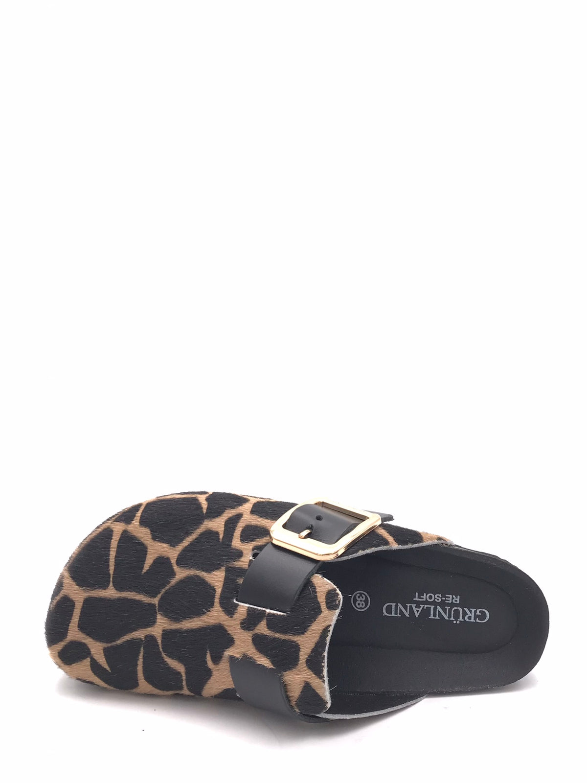 Ciabatta Sara in cavallino sabbia-multi CB0793 SABBIA-MULTI GRUNLAND 