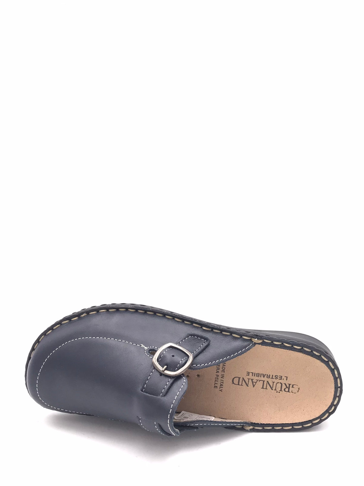 Ciabatta Dami in pelle blu CE0261 BLU GRUNLAND 