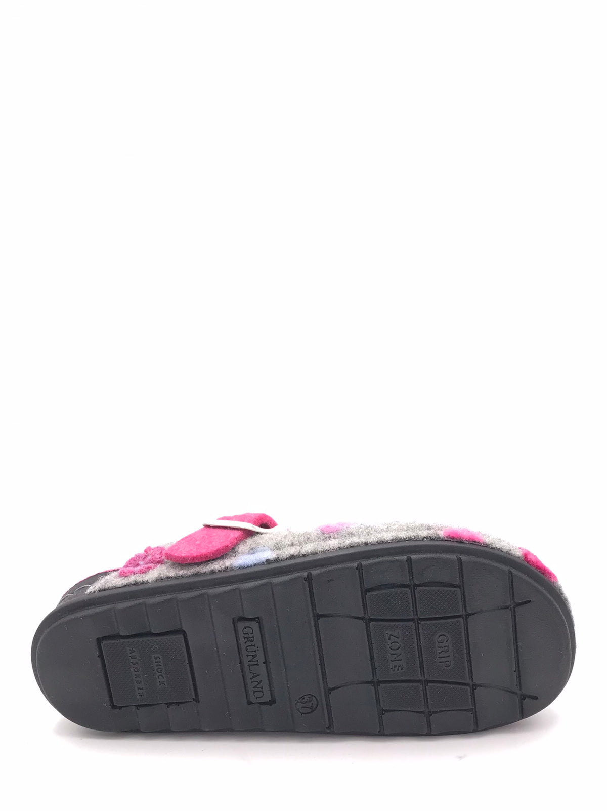 Ciabatta Pila in lana cotta grigio-fuxia CI2974 GRIGIO-FUXIA GRUNLAND 