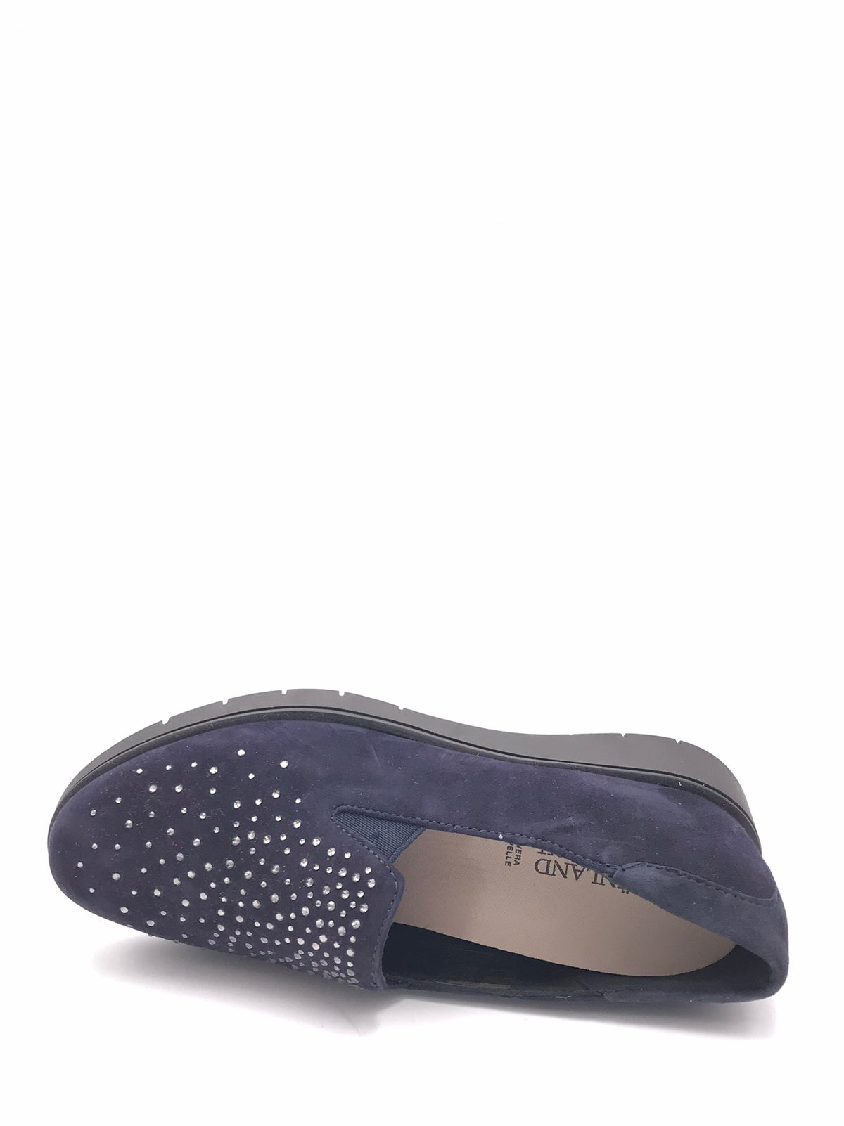 Scarpa Tass in camoscio blu con strass SC2179 BLU GRUNLAND 