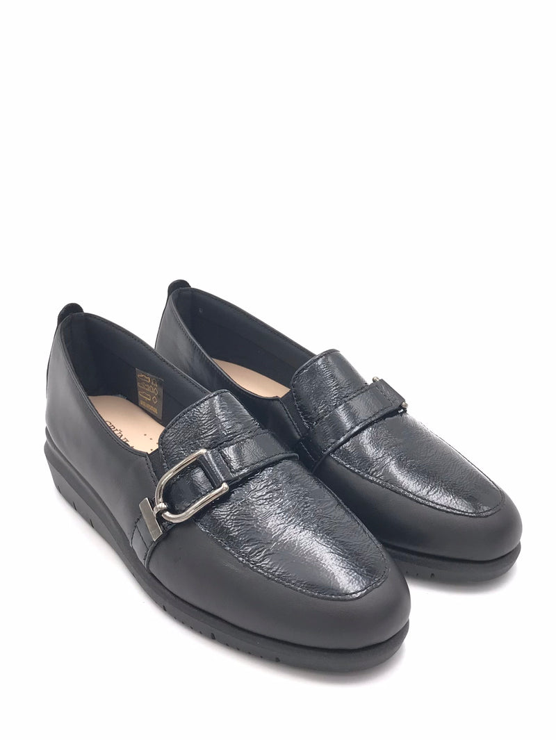 Mocassino Rysa in pelle nera SC6108 NERO GRUNLAND 