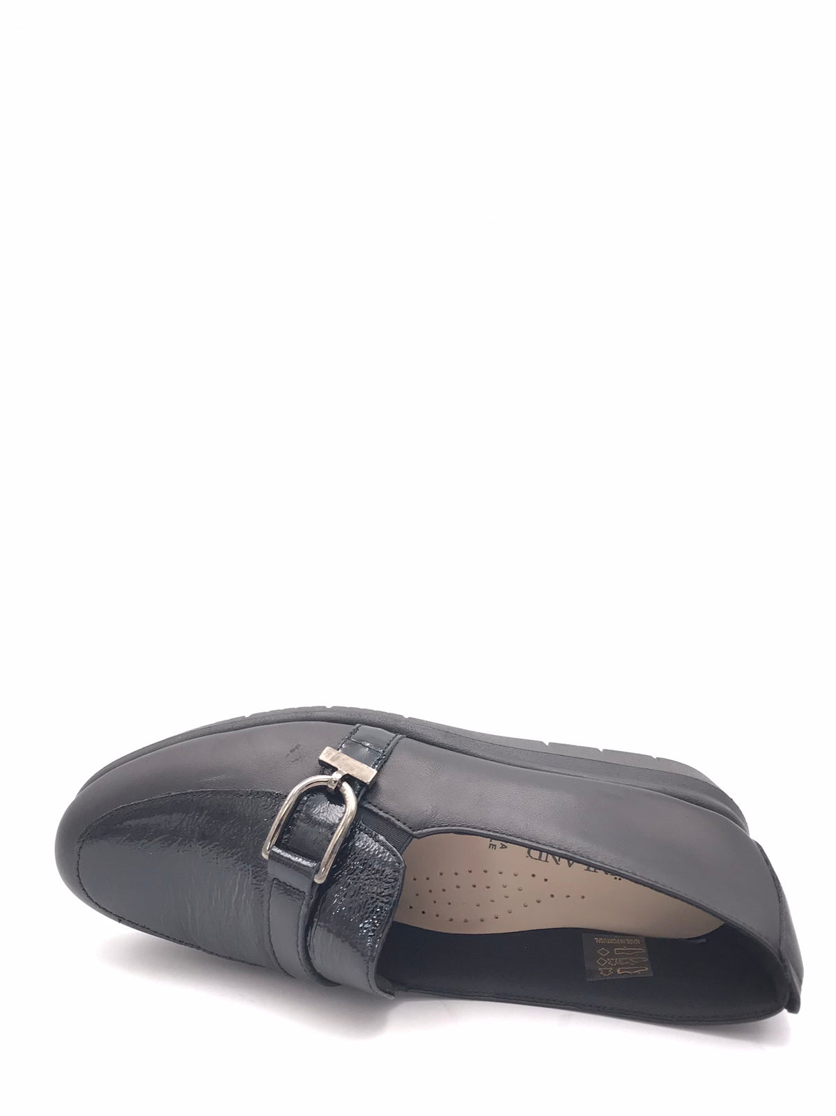 Mocassino Rysa in pelle nera SC6108 NERO GRUNLAND 