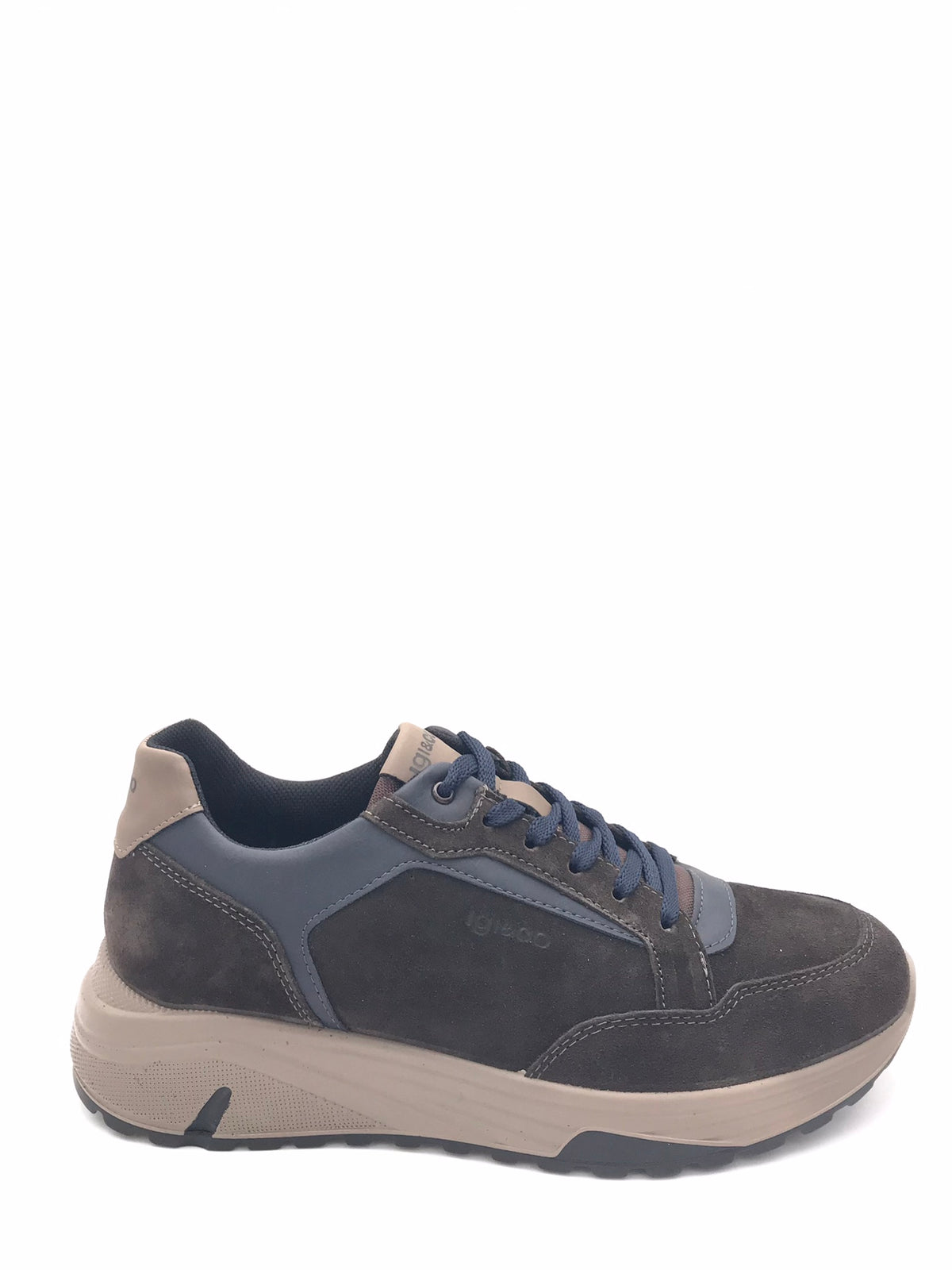 Sneakers Seth caffe-blu 8640311 CAFFE-BLU IGI&CO 
