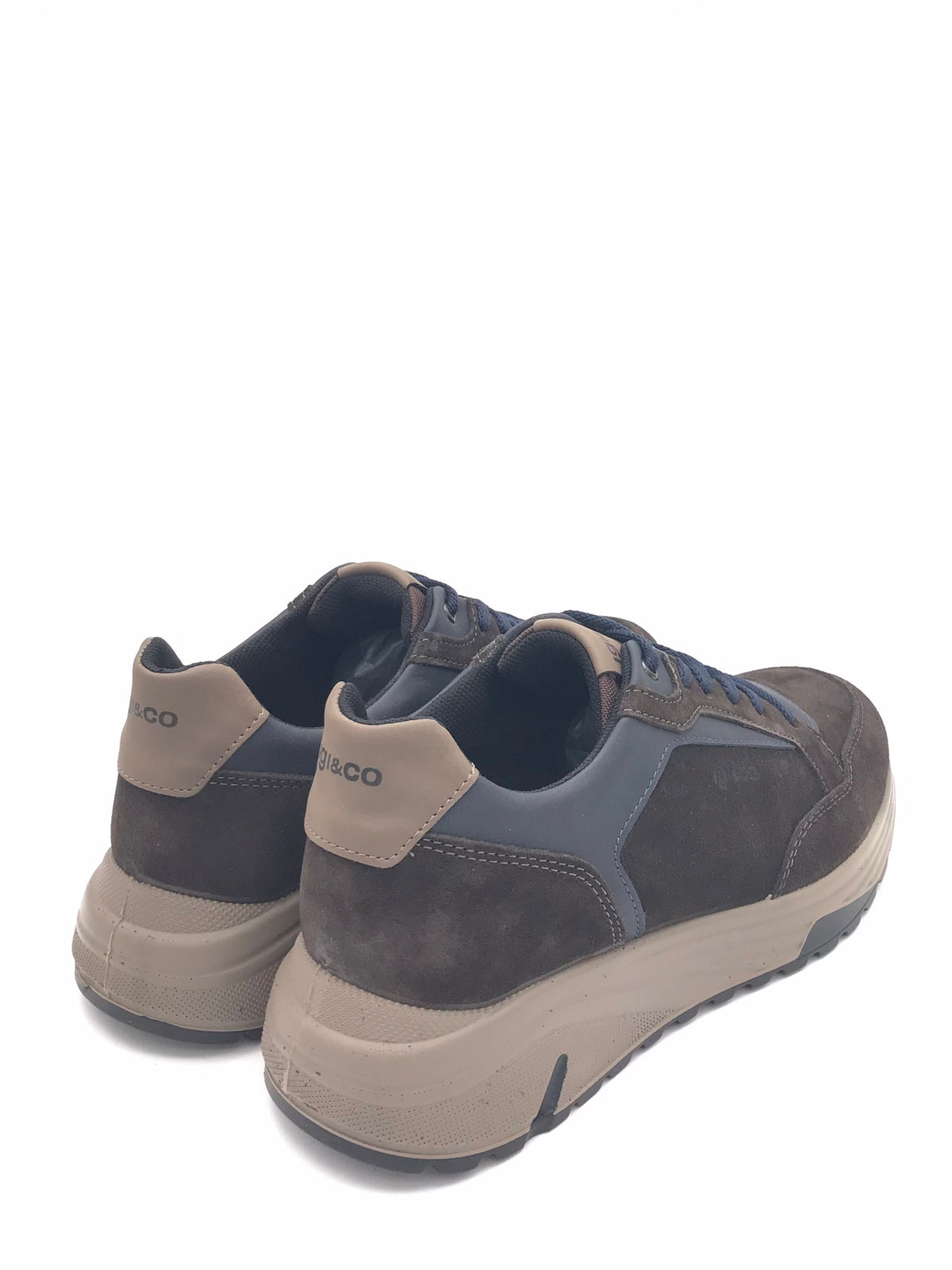Sneakers Seth caffe-blu 8640311 CAFFE-BLU IGI&CO 