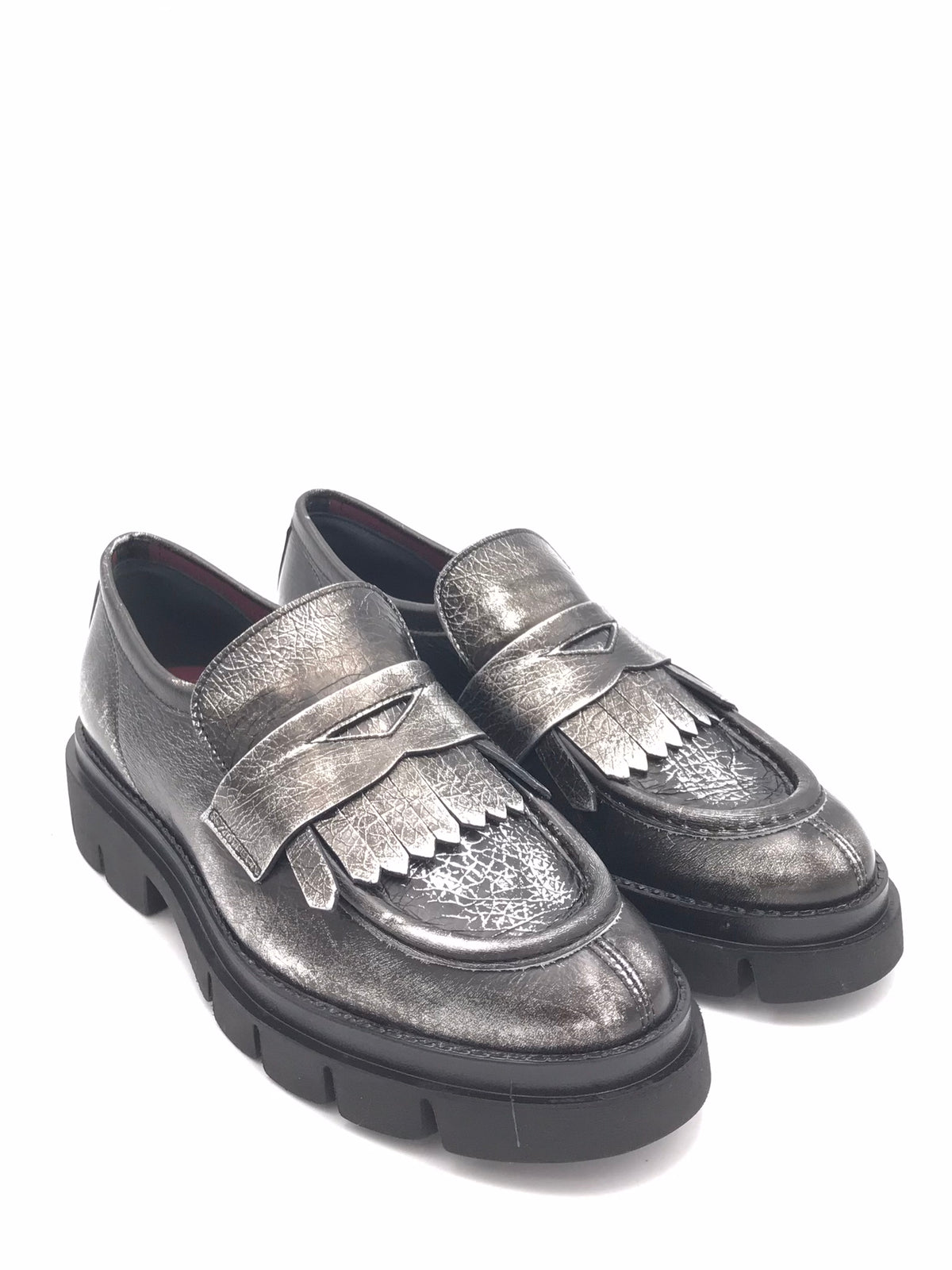 Mocassino in pelle asportabile antracite 324 ANTRACITE LEGAZZELLE 