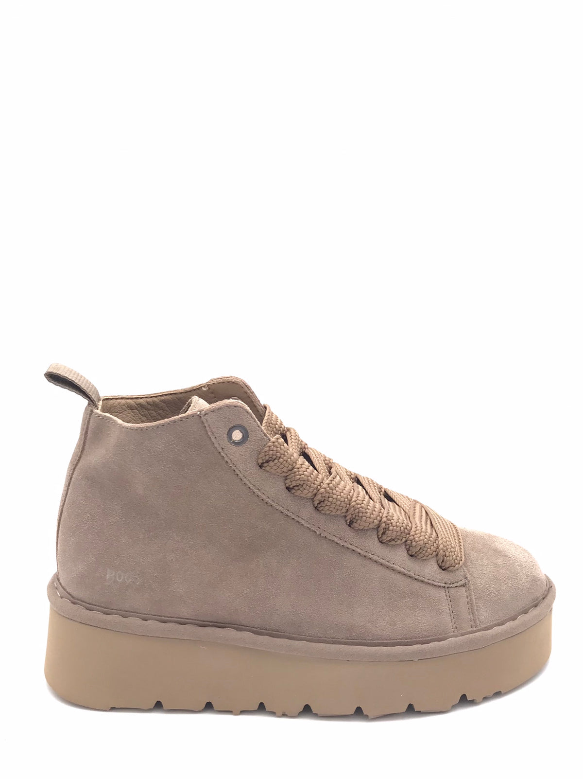 Ankle boot in crosta beige P003 BEIGE PANCHIC 