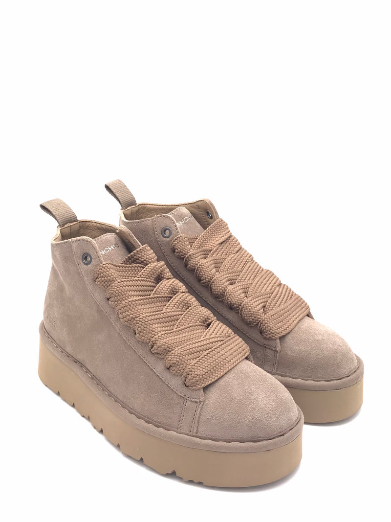 Ankle boot in crosta beige P003 BEIGE PANCHIC 