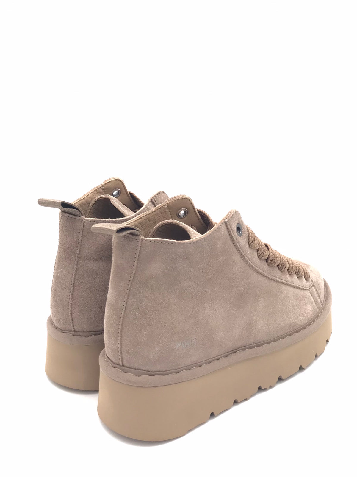 Ankle boot in crosta beige P003 BEIGE PANCHIC 