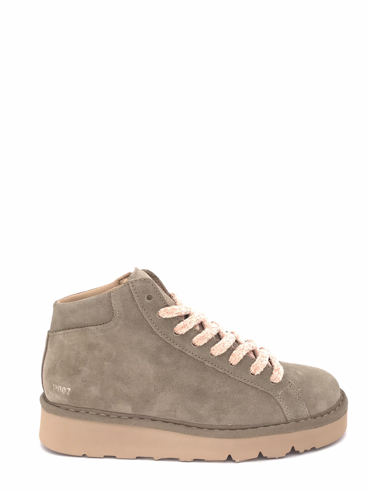 Ankle boot in suede militare P007/W002 MILITARE PANCHIC 