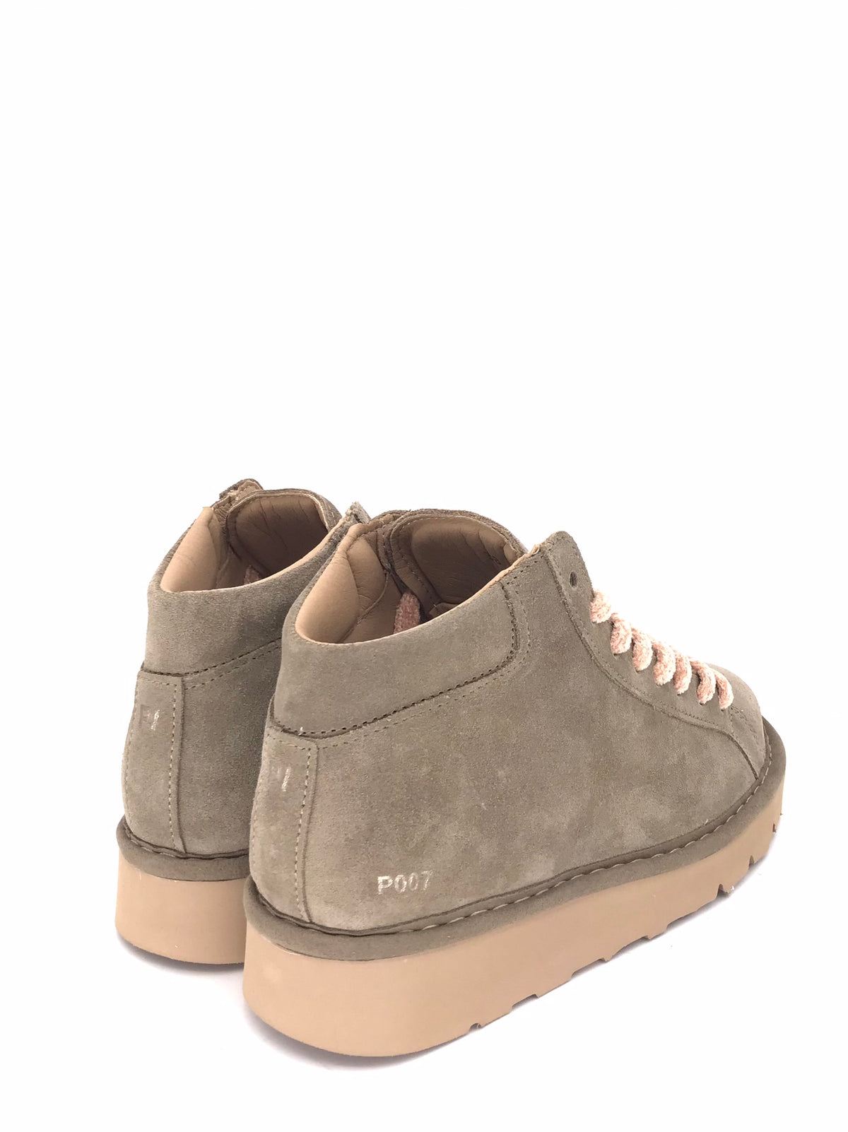 Ankle boot in suede militare P007/W002 MILITARE PANCHIC 
