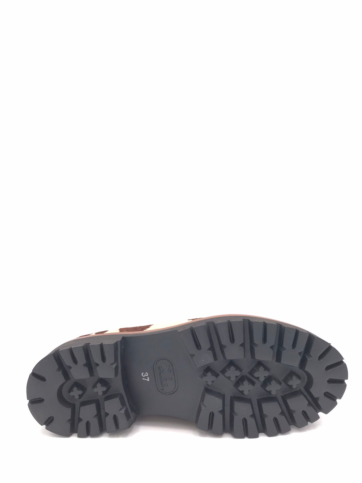 Scarpa ingegnere in cavallino muccato marrone e beige 3225 MARRONE-BEIGE ZULIAN 