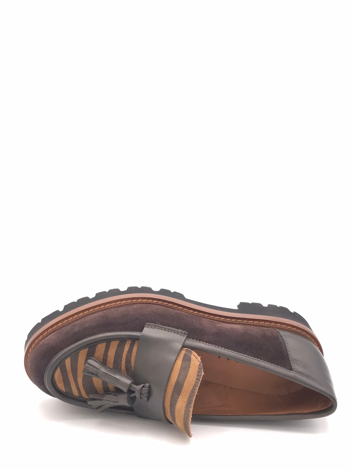 Mocassino Calista in crosta moro 3275 MARRONE ZULIAN 