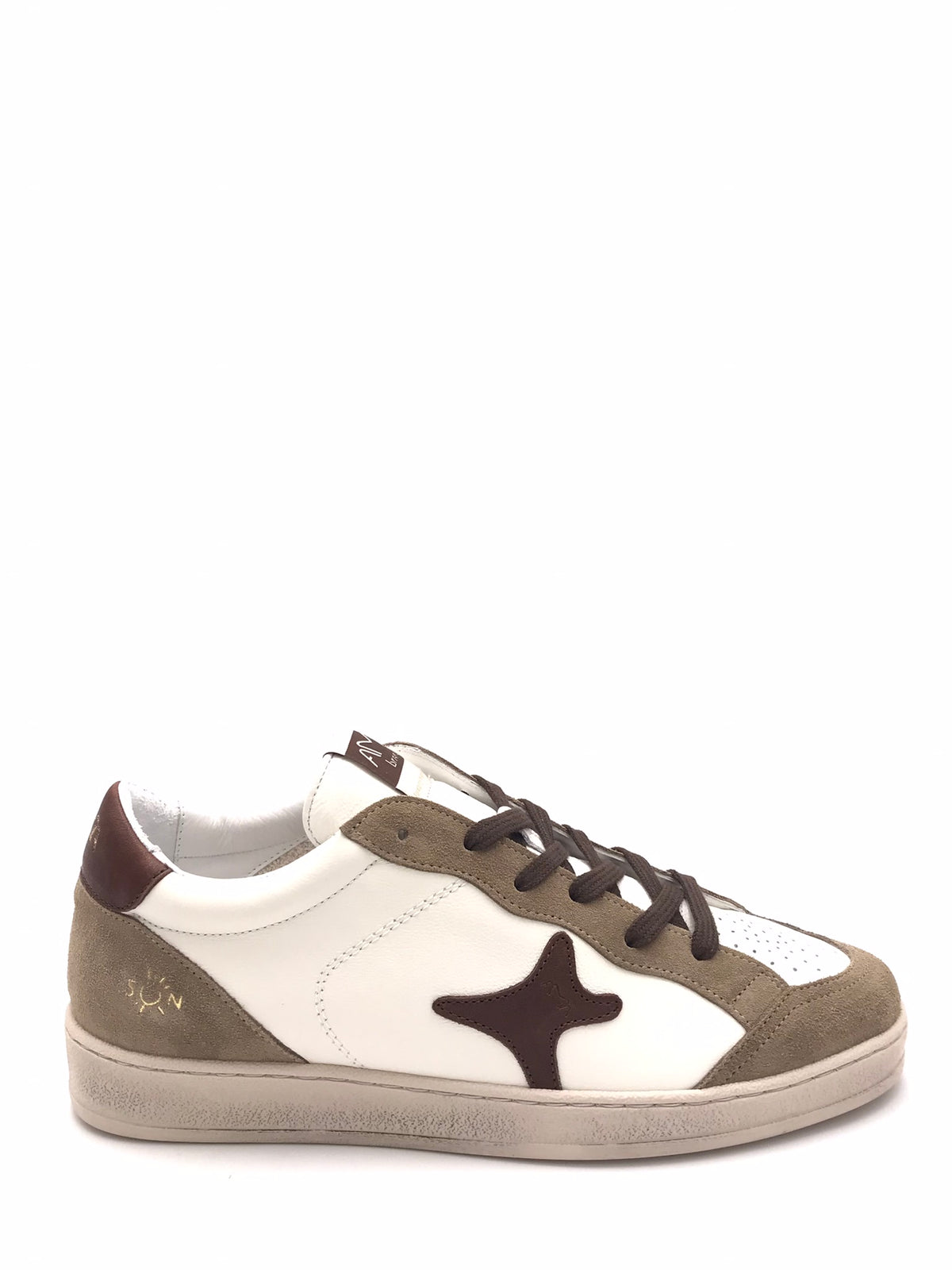 Sneakers Sun bianca-taupe 4786 BIANCA-TAUPE AMA BRAND 