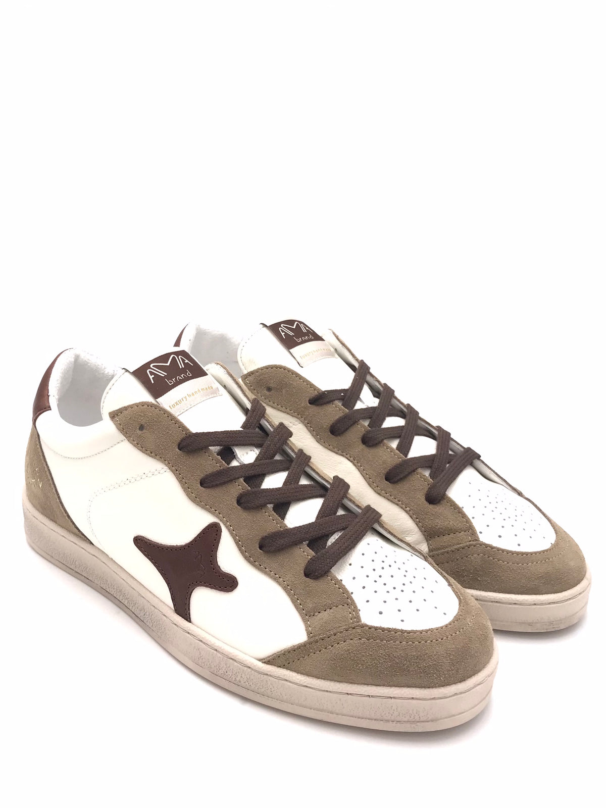 Sneakers Sun bianca-taupe 4786 BIANCA-TAUPE AMA BRAND 