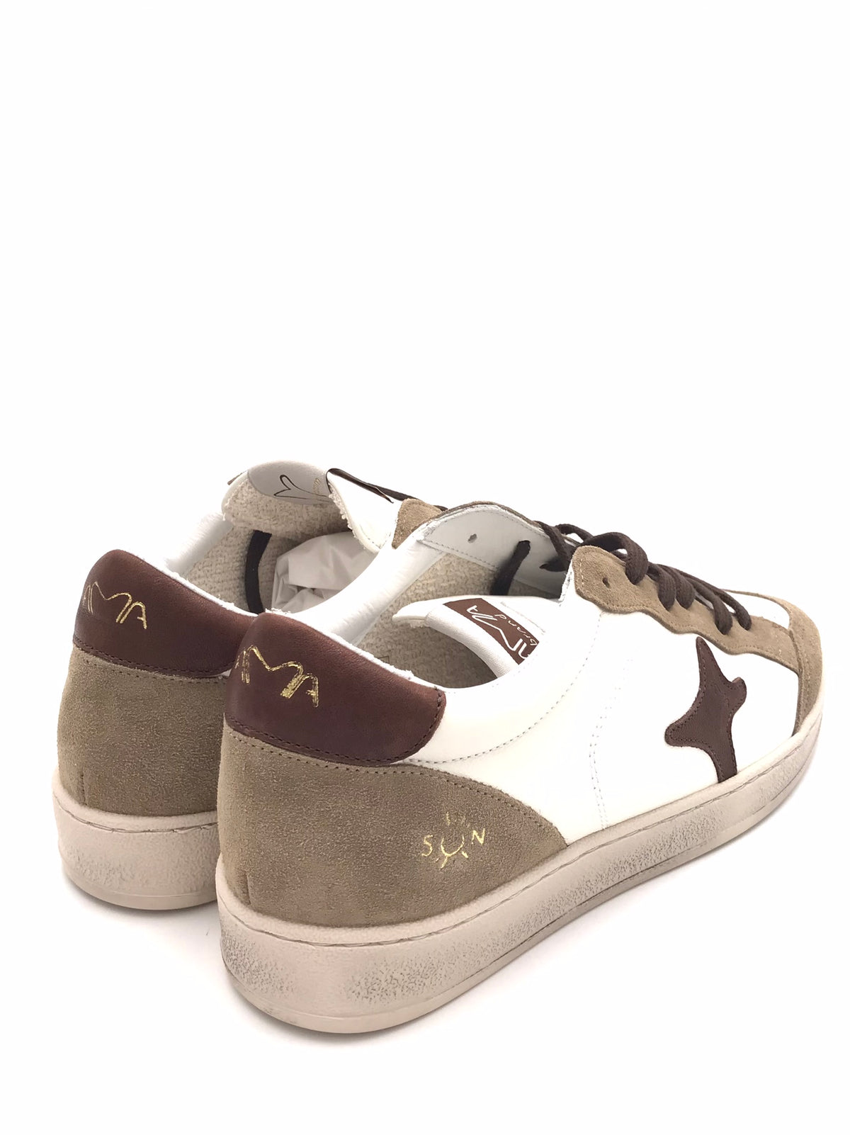 Sneakers Sun bianca-taupe 4786 BIANCA-TAUPE AMA BRAND 