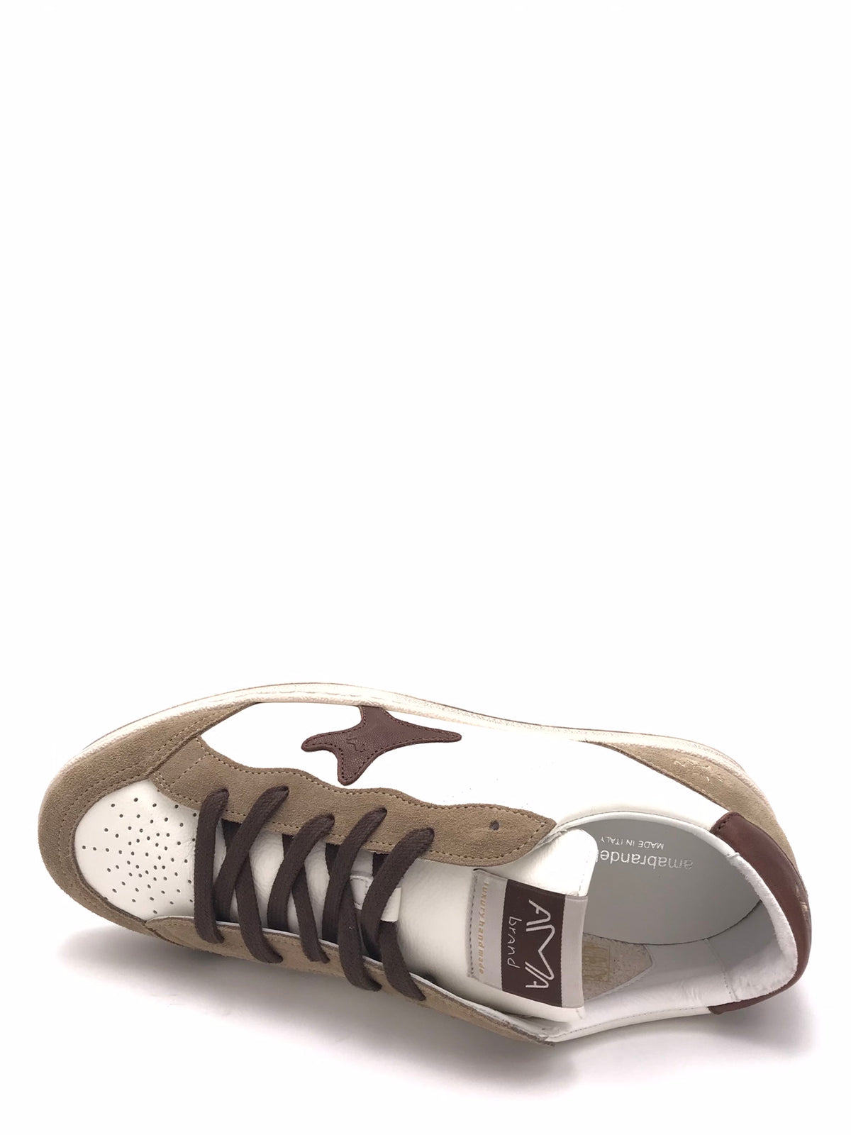 Sneakers Sun bianca-taupe 4786 BIANCA-TAUPE AMA BRAND 
