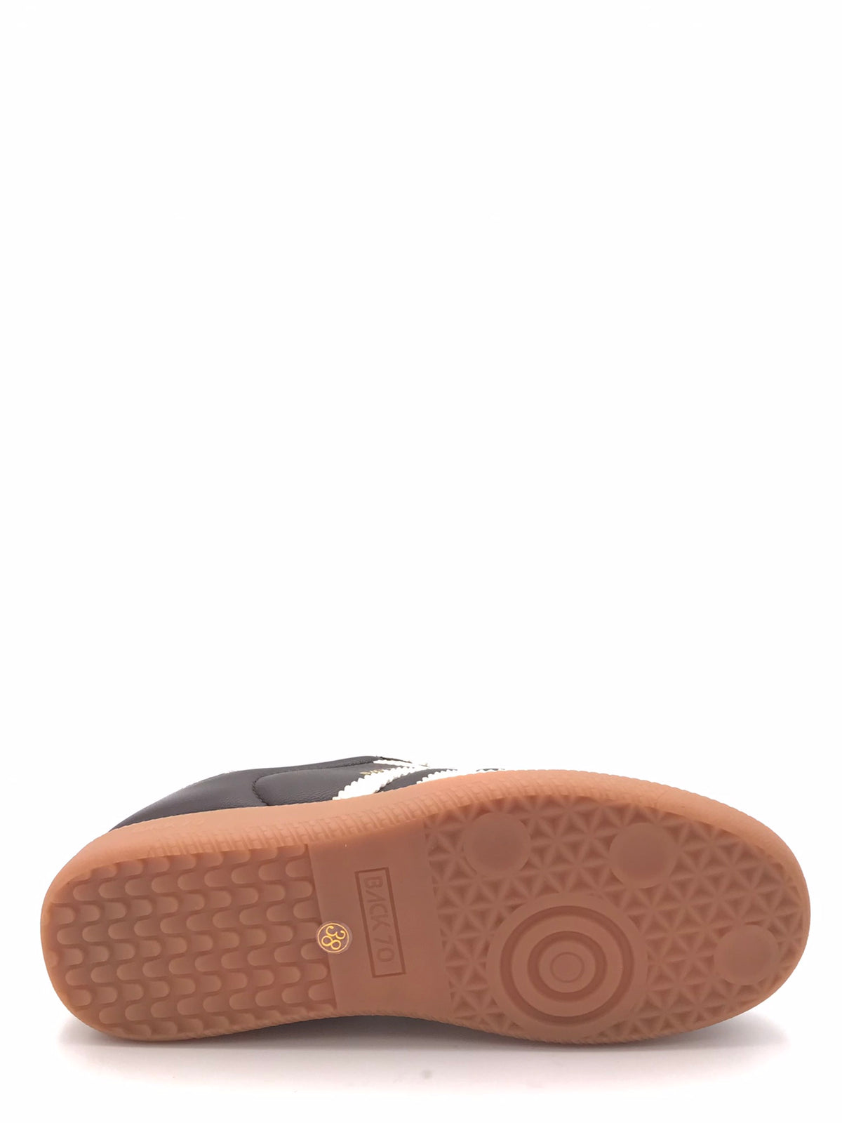 Sneakers Claud in nappa e suede marrone 108005 000308MARRONE BACK 70 