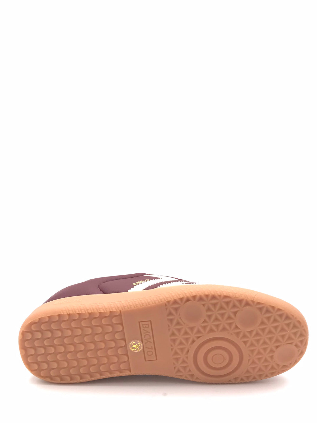 Sneakers Claud in nappa e suede wine<BR/> 108005 000309VINO BACK 70 