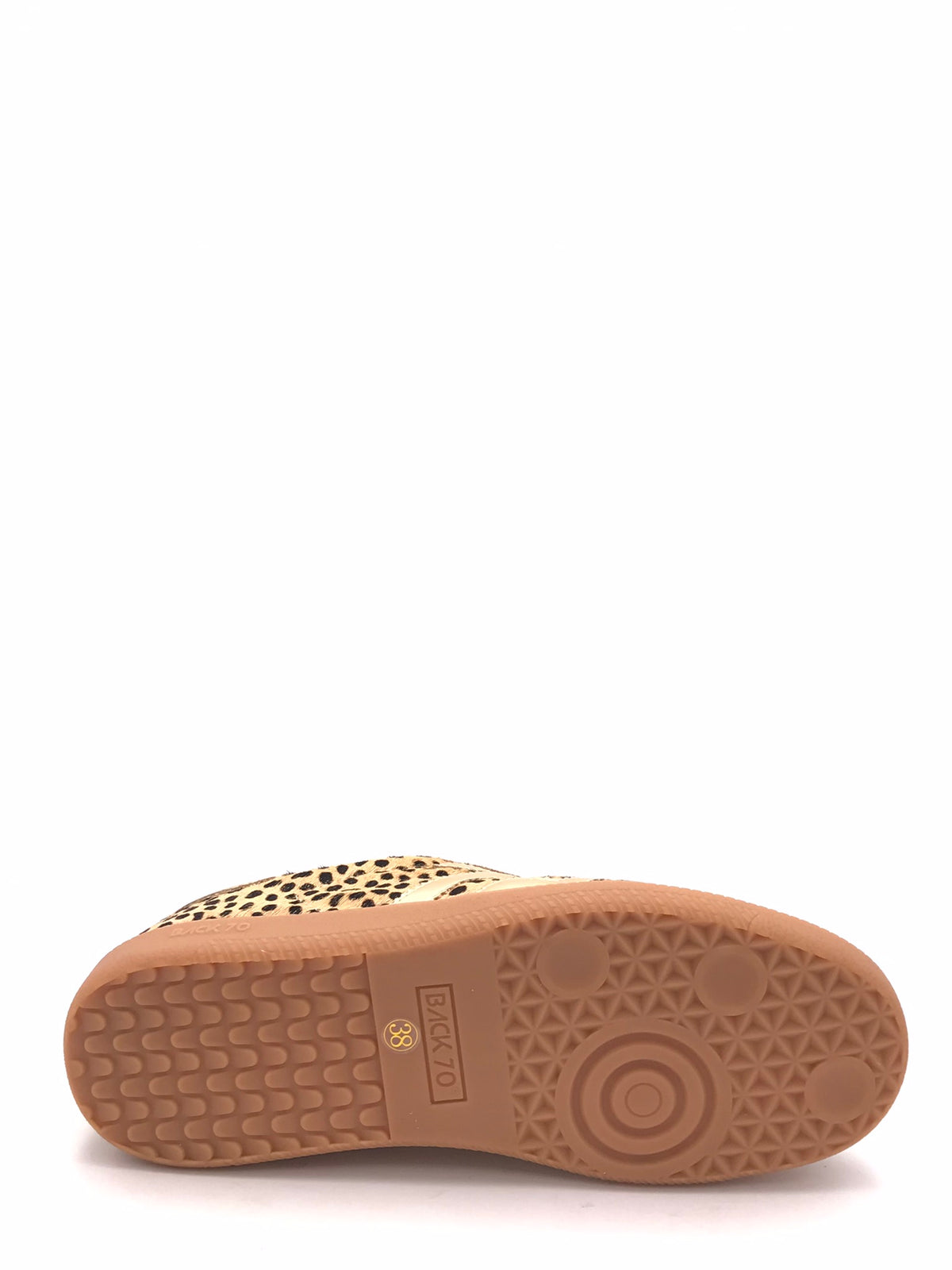 Sneakers Claud in cavallino animalier beige 108005 ANIMALIER BACK 70 