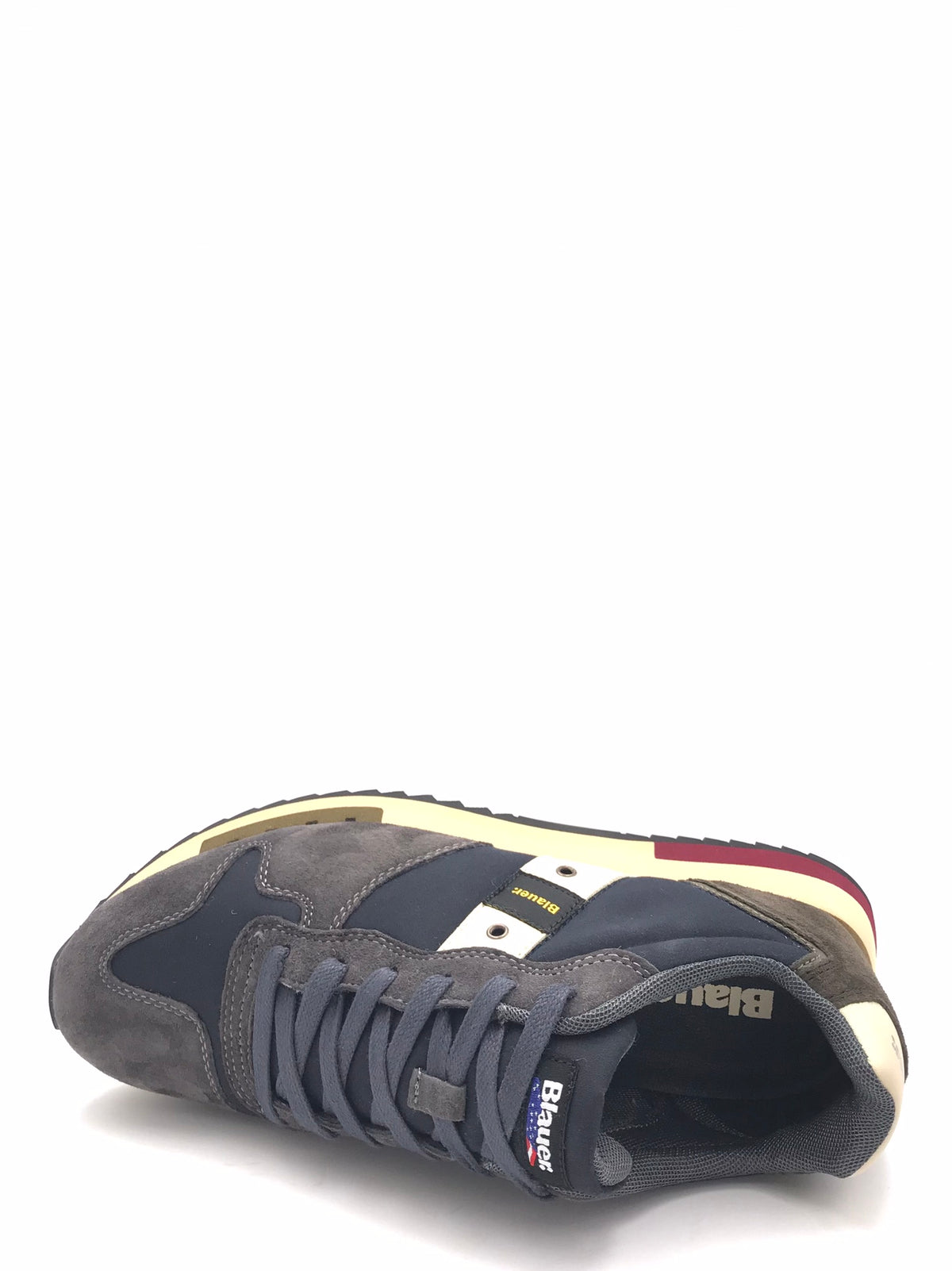 Snaekers Queens 01 blu-taupe QUEENS01 BLU/TAUPE BLAUER 