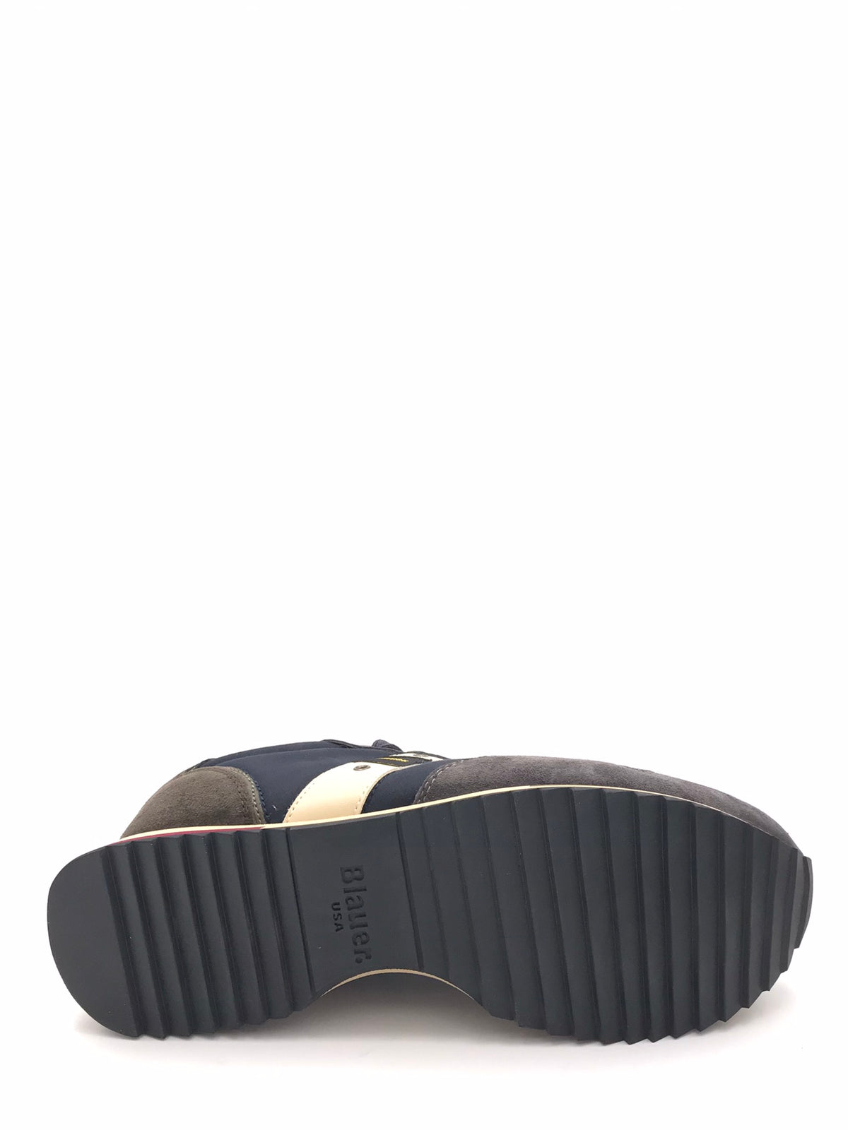 Snaekers Queens 01 blu-taupe QUEENS01 BLU/TAUPE BLAUER 