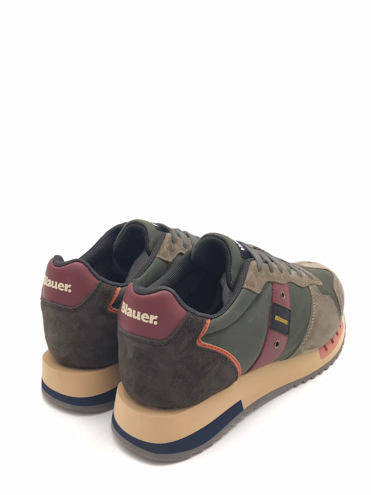Snaekers Queens 01 verde-taupe QUEENS01 VERDE/TAUPE BLAUER 