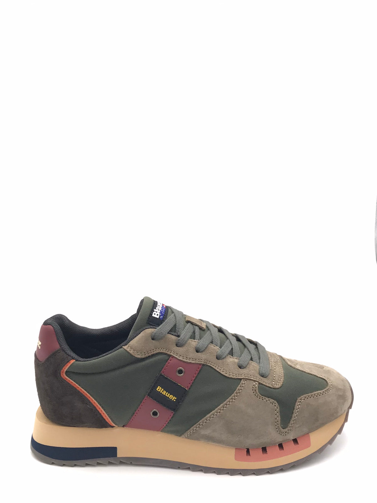 Snaekers Queens 01 verde-taupe QUEENS01 VERDE/TAUPE BLAUER 