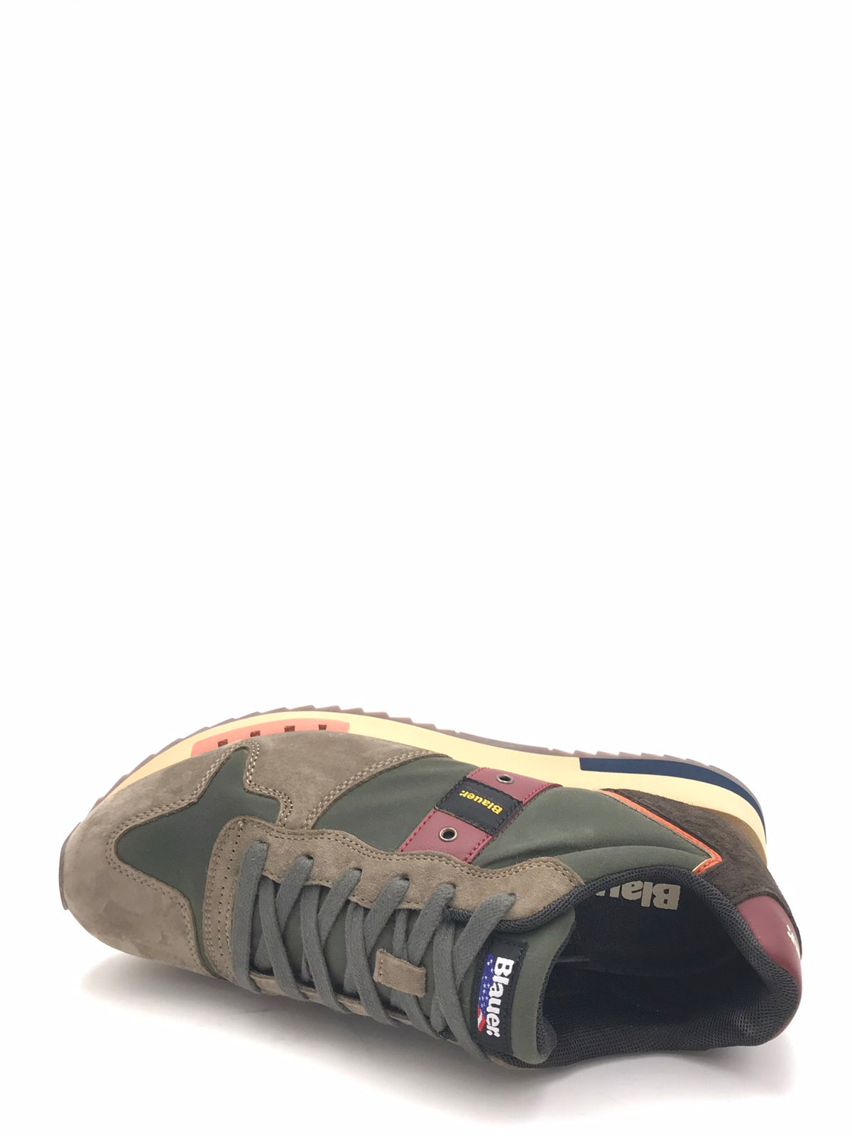 Snaekers Queens 01 verde-taupe QUEENS01 VERDE/TAUPE BLAUER 