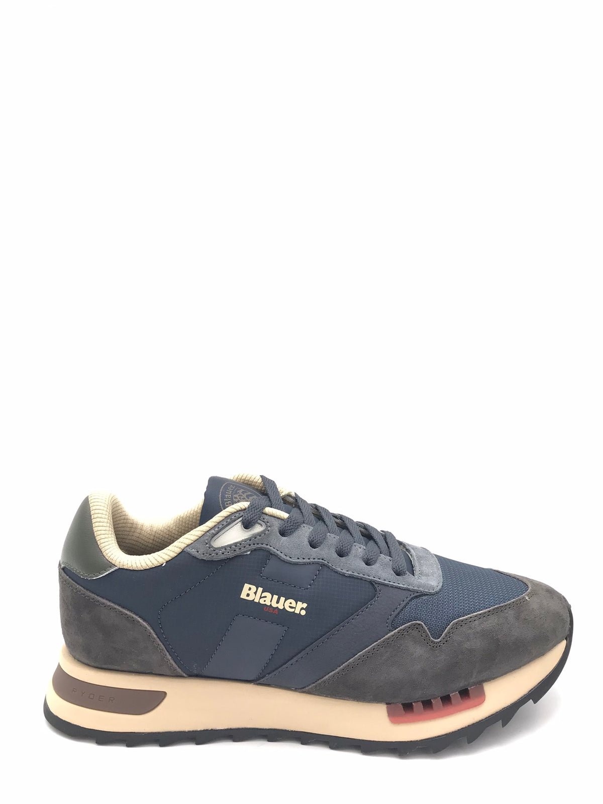 Snaekers Ryder 01 blu-marrone RYDER01 BLU/MARRONE BLAUER 