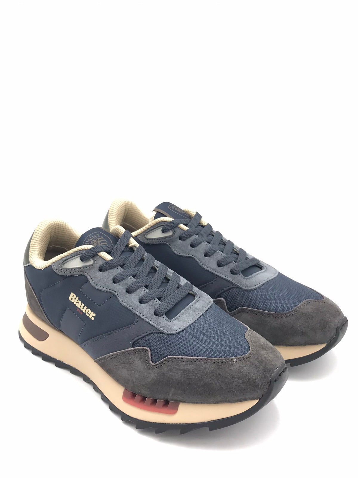 Snaekers Ryder 01 blu-marrone RYDER01 BLU/MARRONE BLAUER 