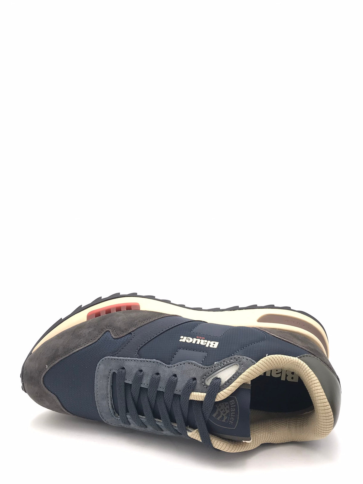 Snaekers Ryder 01 blu-marrone RYDER01 BLU/MARRONE BLAUER 