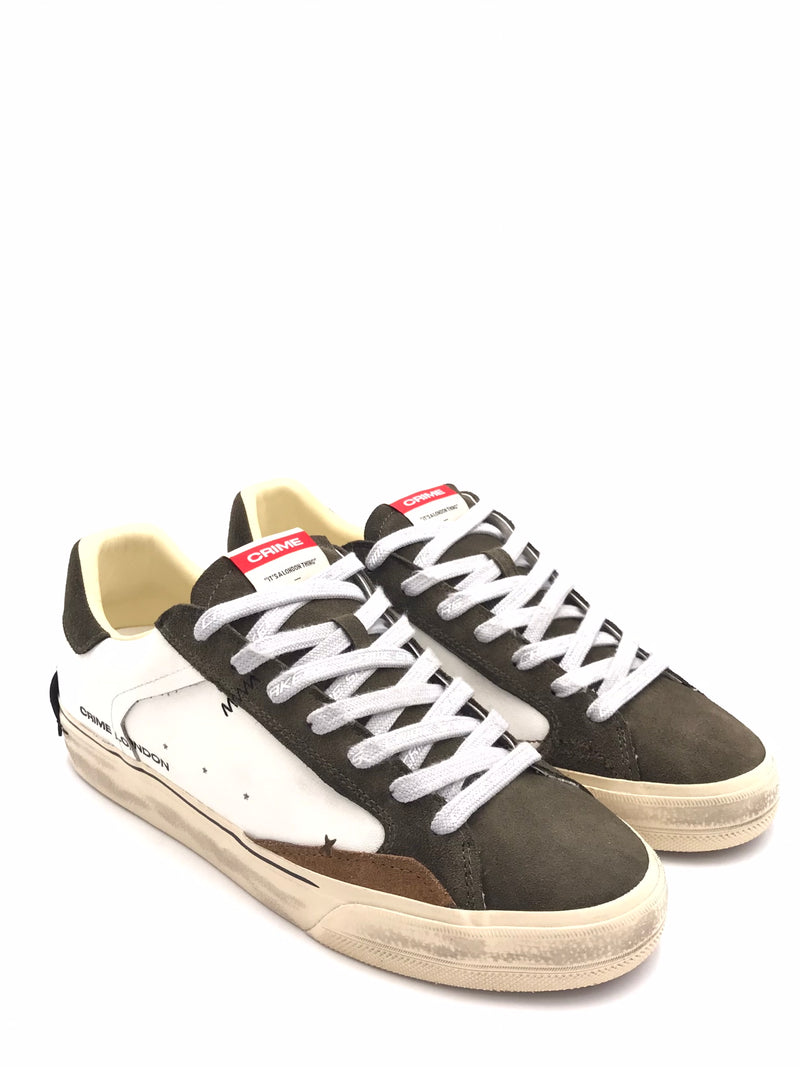Sneakers Decostructed bianca-militare 10075 BIANCA/MILITARE CRIME LONDON 