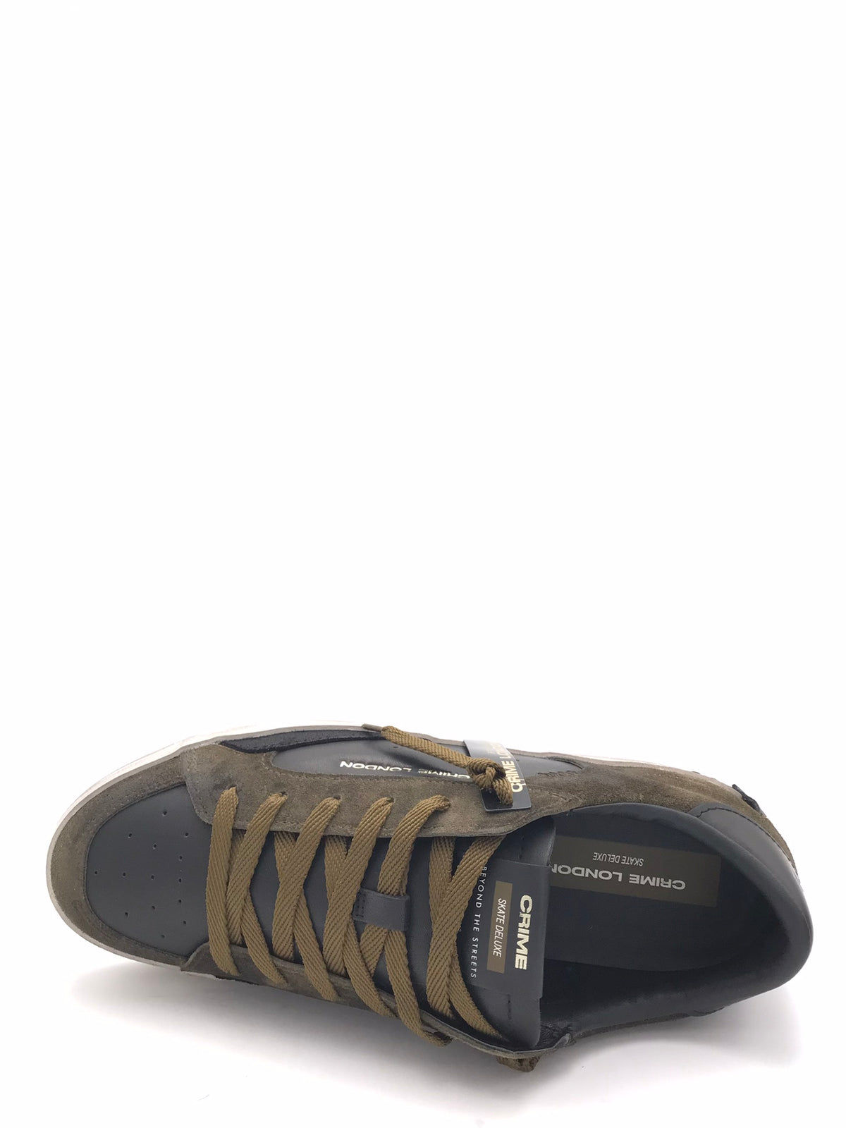 Sneakers sk8 delux nera-militare 10107 NERO/MILTARE CRIME LONDON 