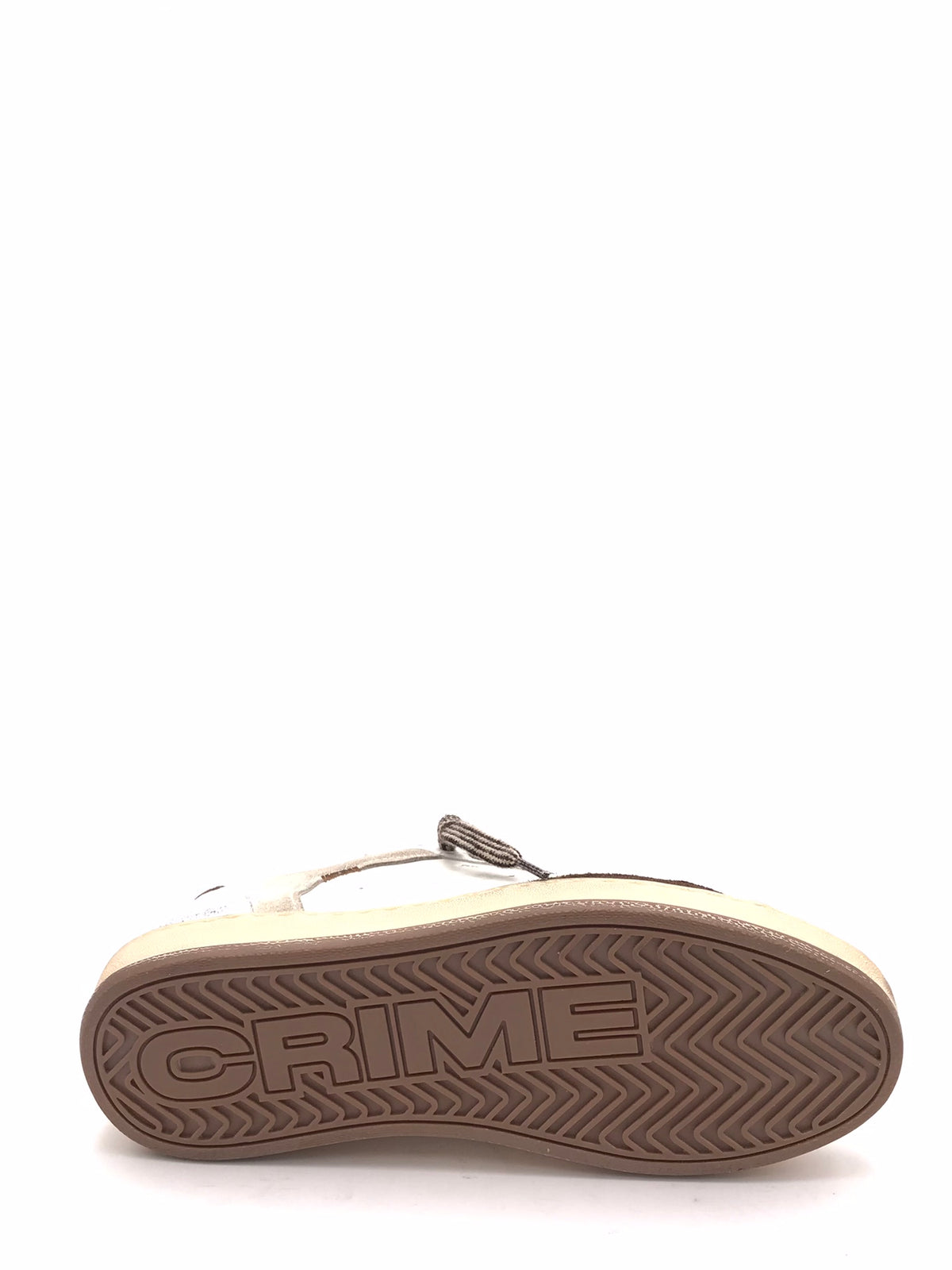 Sneakers Chelsea bianca/marrone 10200 BIANCA CRIME LONDON 
