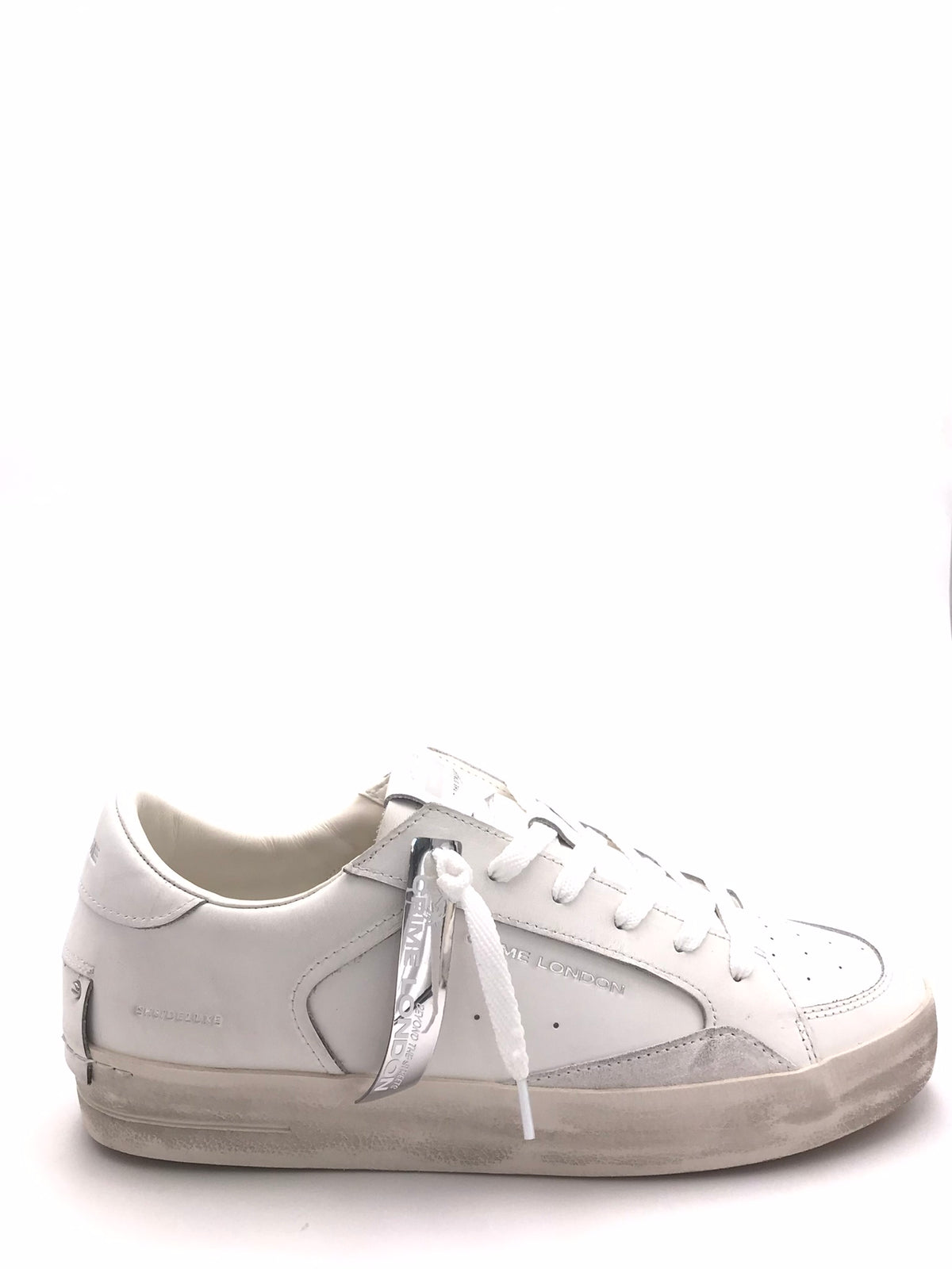 Sneakers Sk8 delux bianca 16103 BIANCA CRIME LONDON 