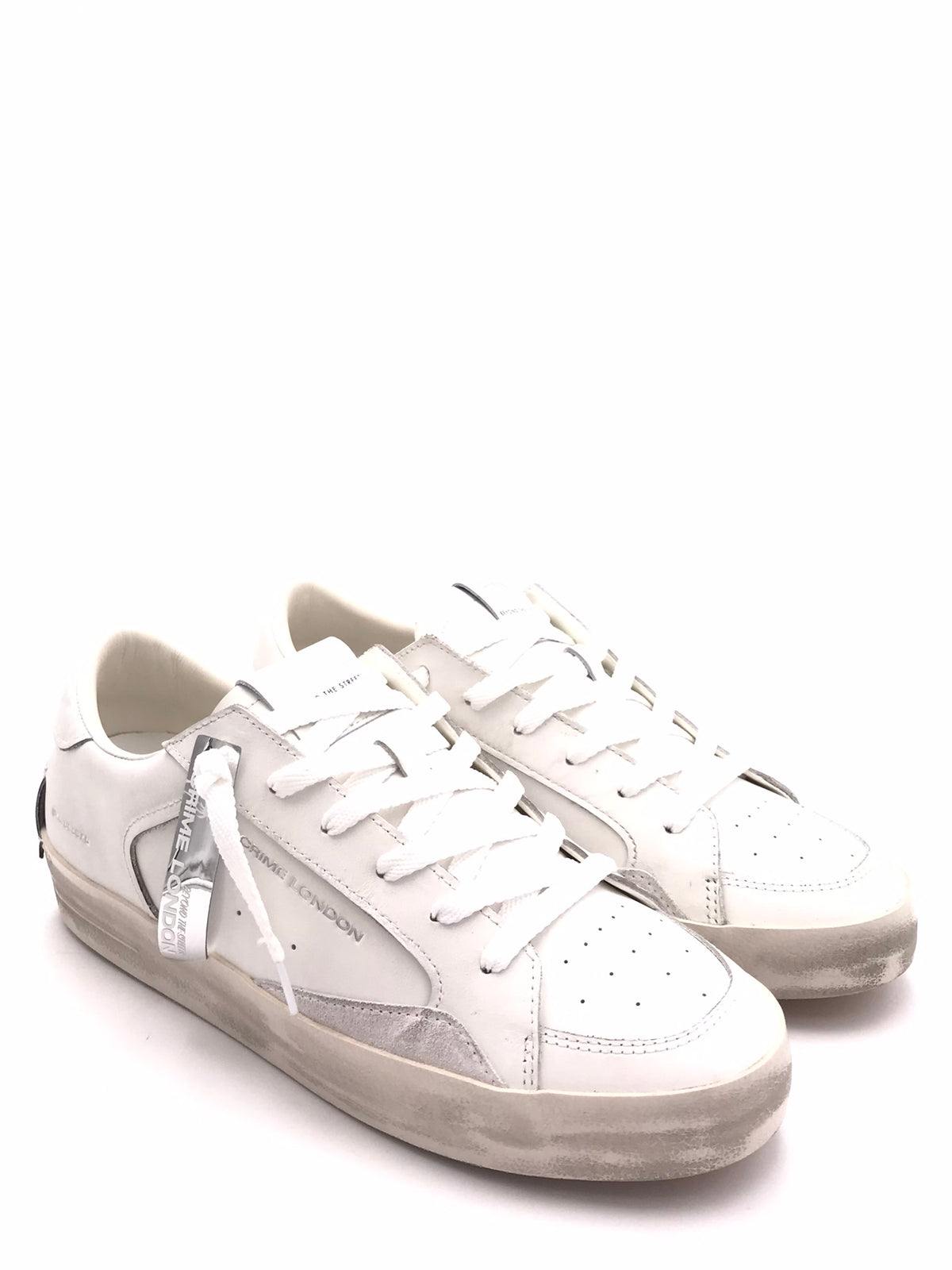 Sneakers Sk8 delux bianca 16103 BIANCA CRIME LONDON 