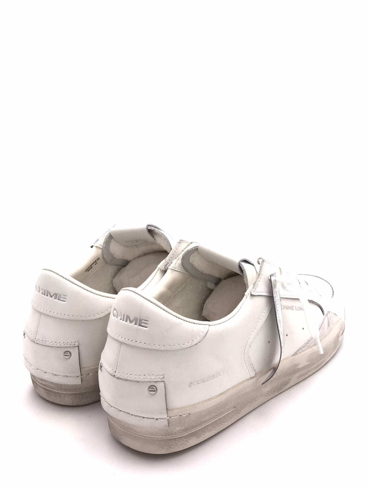 Sneakers Sk8 delux bianca 16103 BIANCA CRIME LONDON 