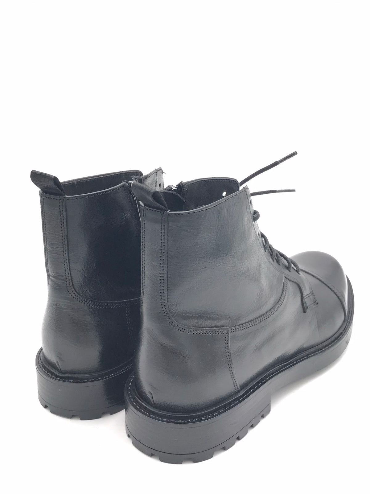 Stivaletto allacciato nero 2236 NERO EXTON 