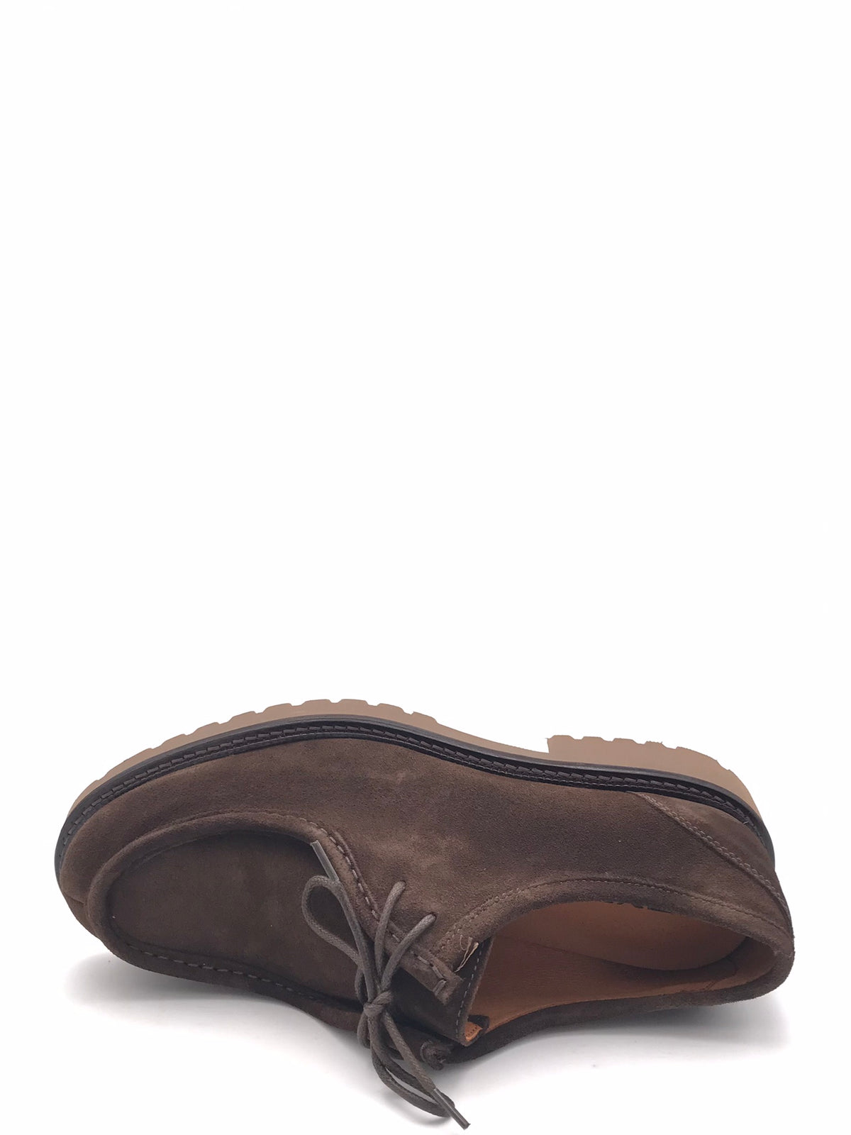 Scarpa ingegnere allacciata in crosta marrone 683 MARRONE EXTON 