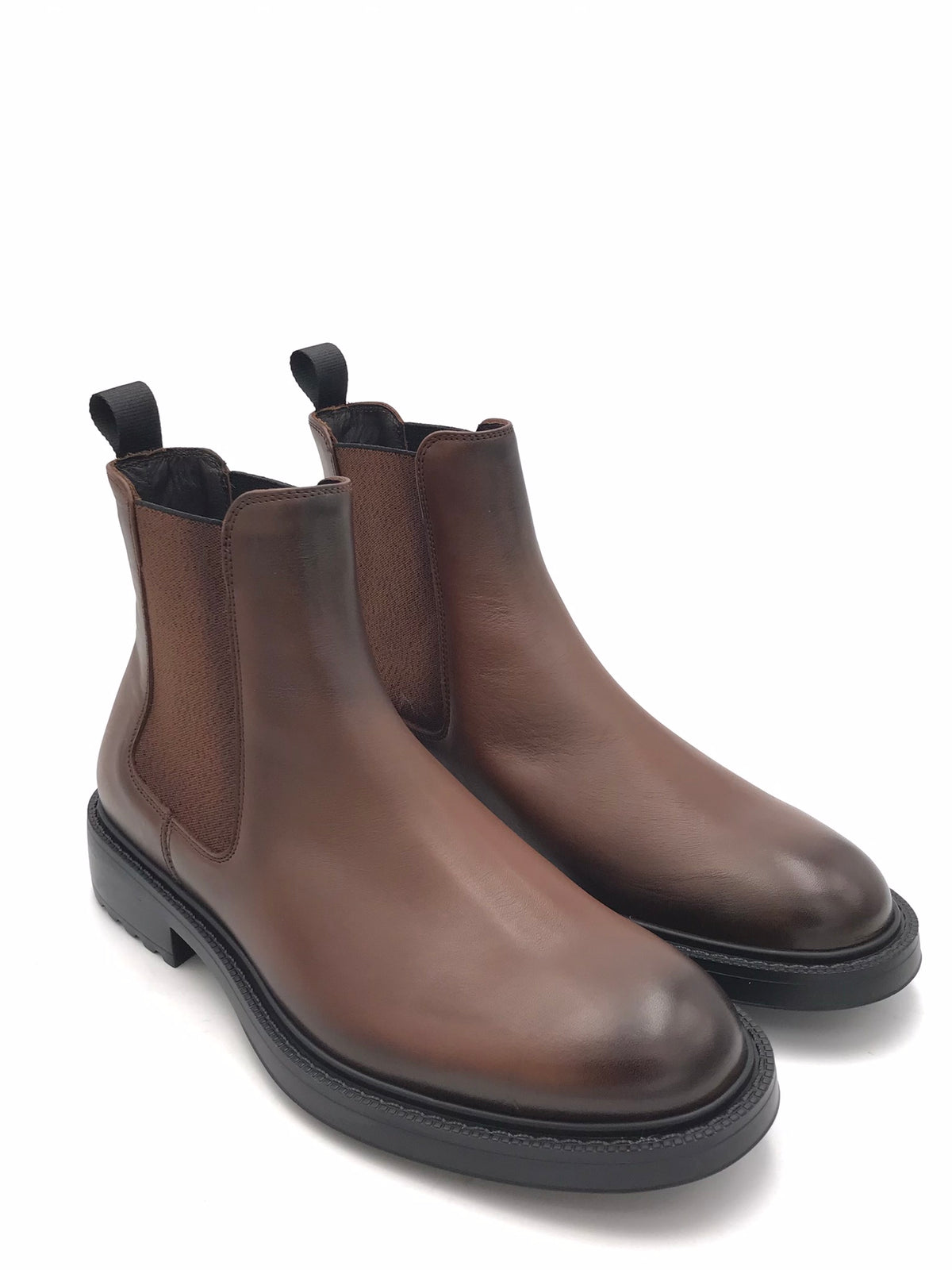 Chalsea boot in pelle marrone A72N2 MARRONE FRAU 
