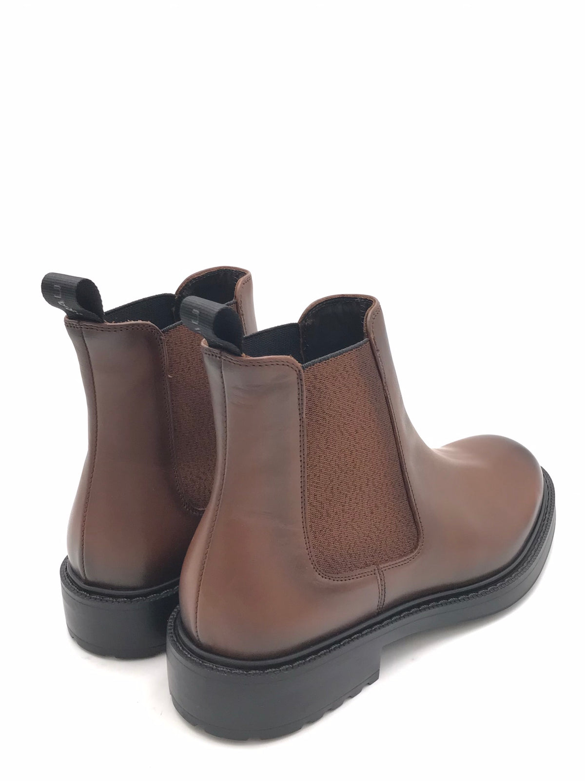 Chalsea boot in pelle marrone A72N2 MARRONE FRAU 